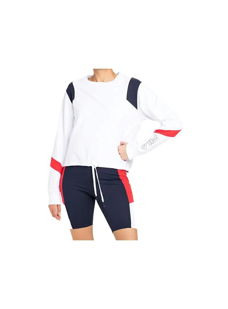 Fila Damska Bluza Pita Cropped Crew W 683442I17 Biały | Sklep Monotox