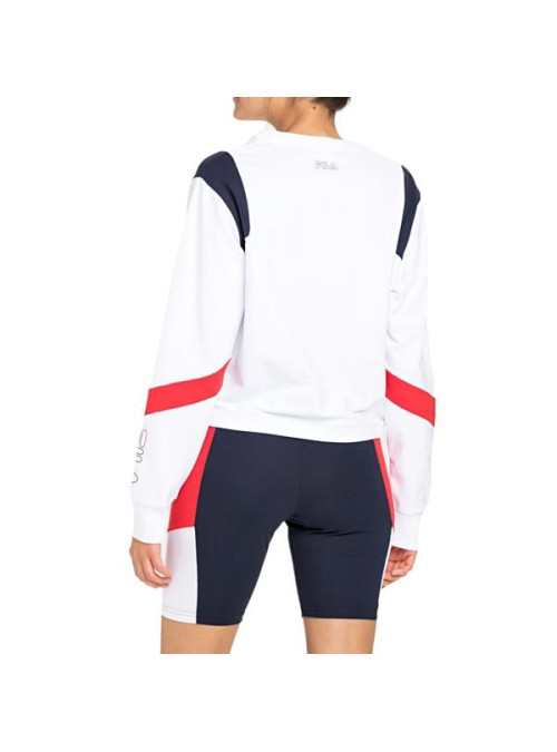 Fila Damska Bluza Pita Cropped Crew W 683442I17 Biały | Sklep Monotox