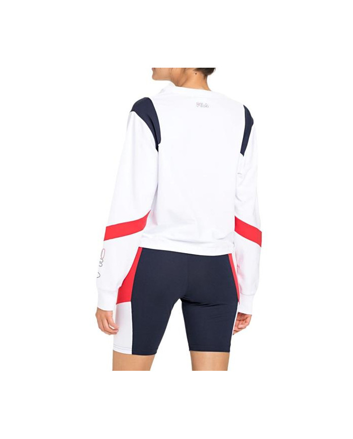 Fila Damska Bluza Pita Cropped Crew W 683442I17 Biały | Sklep Monotox