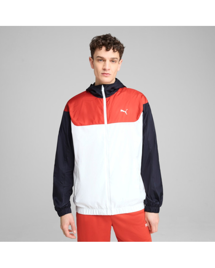 Puma Męska Kurtka Ess Relaxed Windbreaker Puma W 68462602 Czerwony | Sklep Monotox