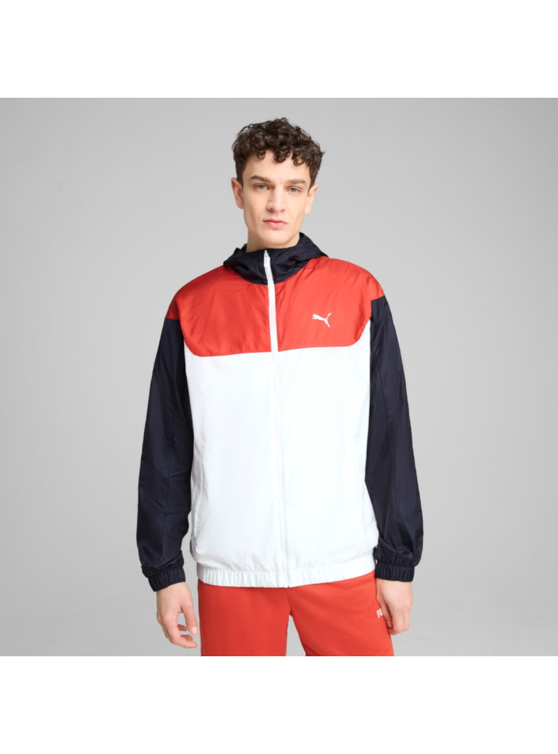 Puma Męska Kurtka Ess Relaxed Windbreaker Puma W 68462602 Czerwony | Sklep Monotox