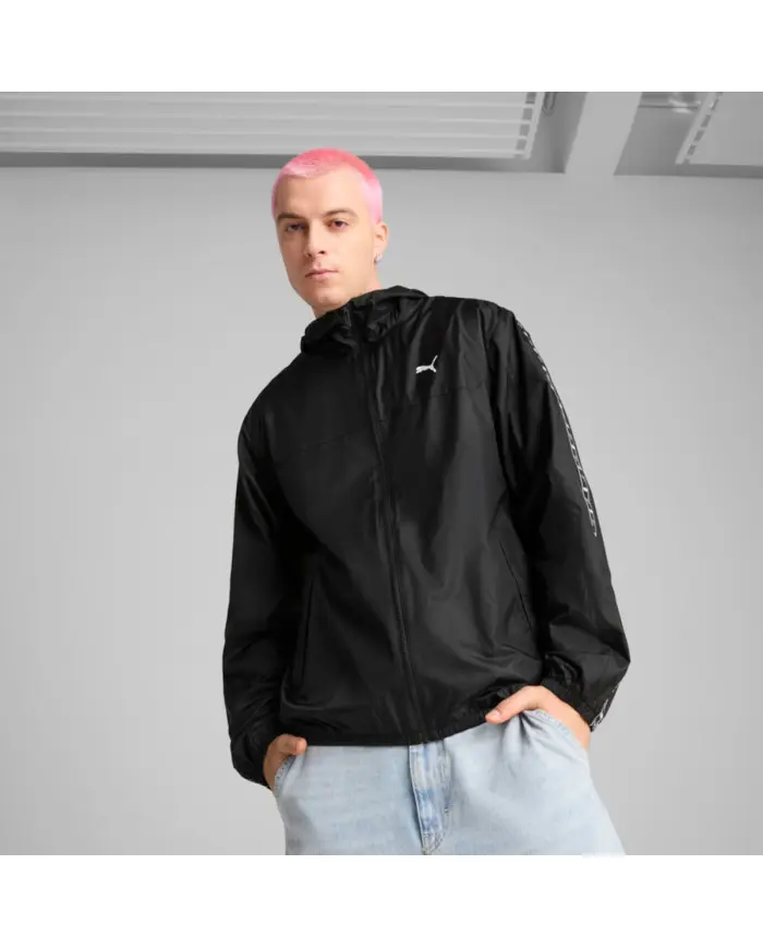 Puma Męska Kurtka Ess Tape Windbreaker Puma Blac 68462901 Czarny | Sklep Monotox