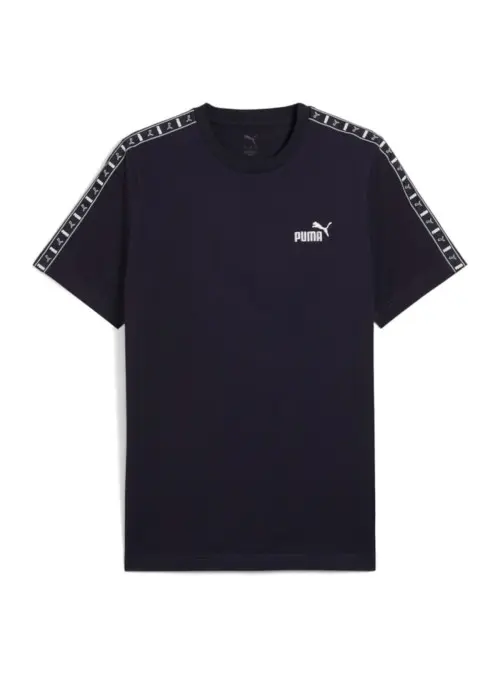 Puma Męski T-shirt Ess Tape Tee New 68467416 Granatowy | Sklep Monotox