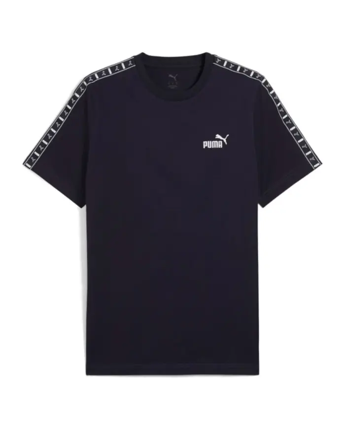 Puma Męski T-shirt Ess Tape Tee New 68467416 Granatowy | Sklep Monotox