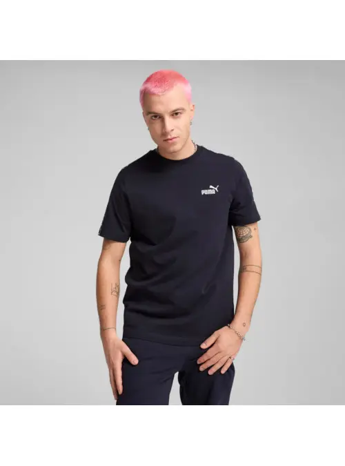 Puma Męski T-shirt Ess Tape Tee New 68467416 Granatowy | Sklep Monotox