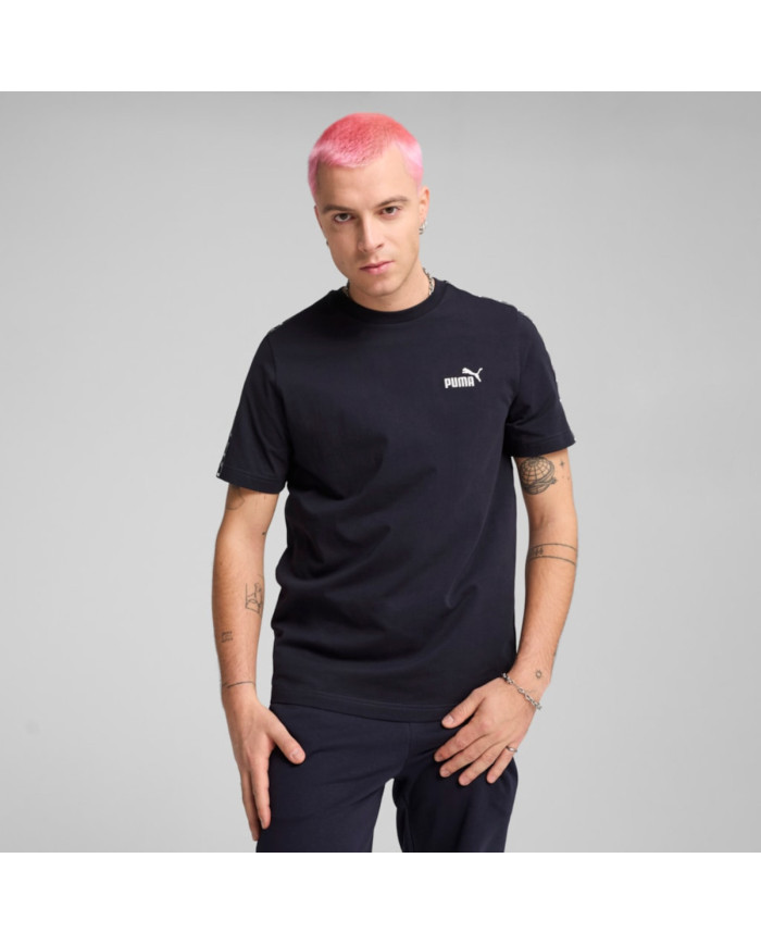 Puma Męski T-shirt Ess Tape Tee New 68467416 Granatowy | Sklep Monotox