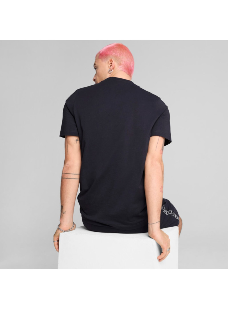 Puma Męski T-shirt Ess Tape Tee New 68467416 Granatowy | Sklep Monotox