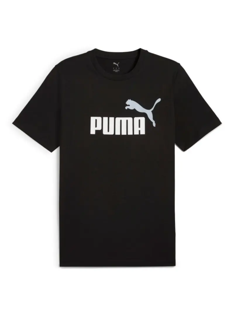 Puma Męski T-shirt Ess 2 Color No.1 Logo Tee 68470801 Czarny | Sklep Monotox
