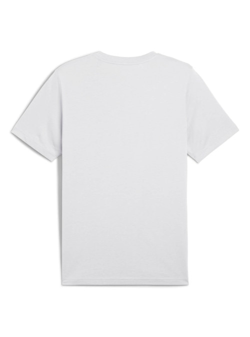 Puma Męski T-shirt Ess 2 Color No.1 Logo Tee 68470802 Biały | Sklep Monotox