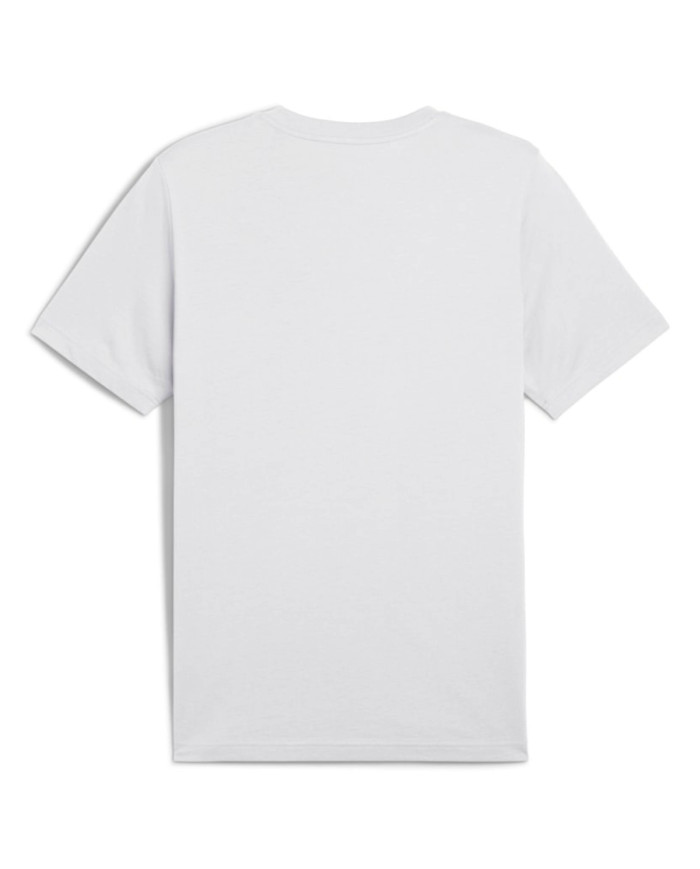 Puma Męski T-shirt Ess 2 Color No.1 Logo Tee 68470802 Biały | Sklep Monotox