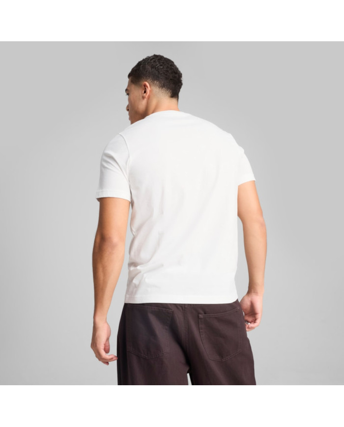 Puma Męski T-shirt Ess 2 Color No.1 Logo Tee 68470802 Biały | Sklep Monotox