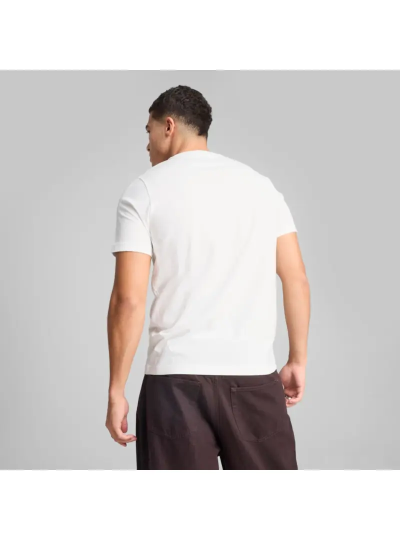 Puma Męski T-shirt Ess 2 Color No.1 Logo Tee 68470802 Biały | Sklep Monotox