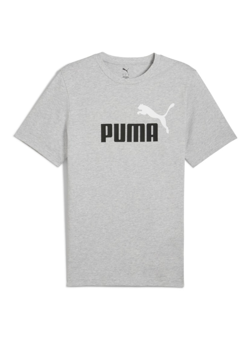 Puma Męski T-shirt Ess 2 Color No.1 Logo Tee 68470804 Szary | Sklep Monotox