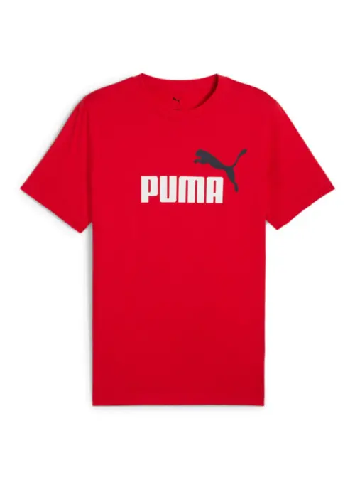 Puma Męski T-shirt Ess 2 Color No.1 Logo Tee 68470811 Czerwony | Sklep Monotox