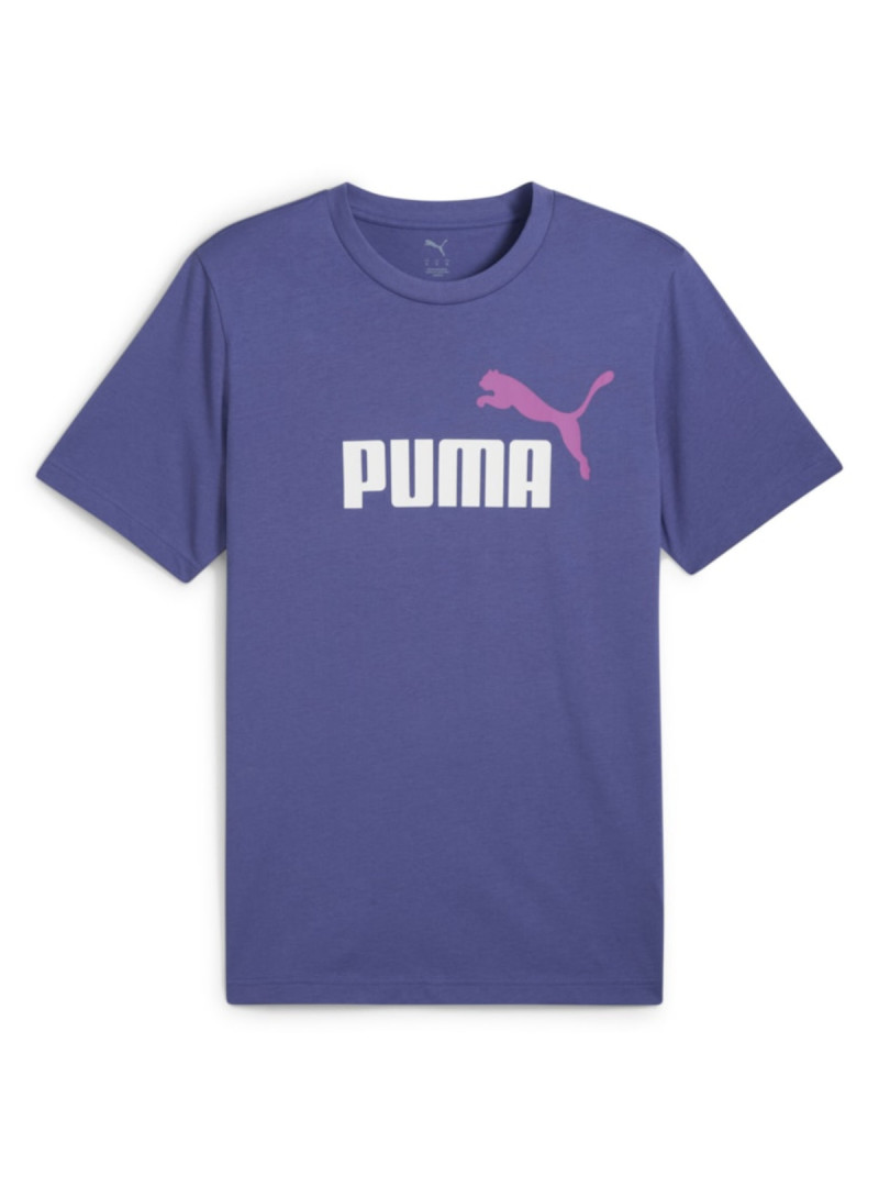 Puma Męski T-shirt Ess 2 Color No.1 Logo Tee 68470846 Fioletowy | Sklep Monotox