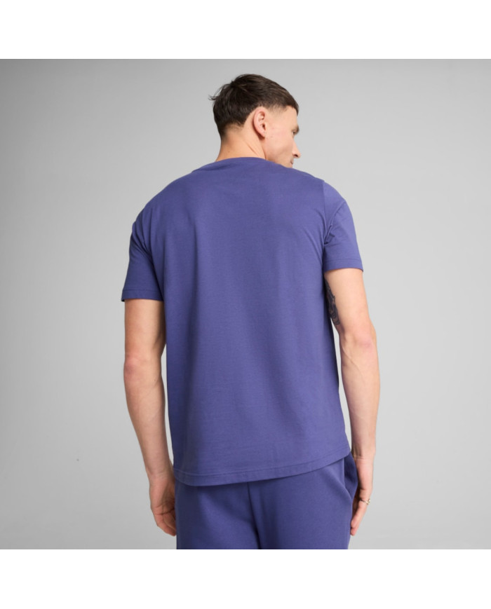 Puma Męski T-shirt Ess 2 Color No.1 Logo Tee 68470846 Fioletowy | Sklep Monotox