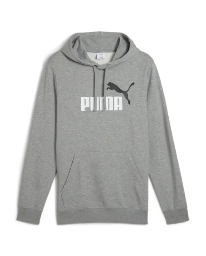 Puma Męska Bluza Ess 2 Color No.1 Logo Hoodie 68471203 Szary | Sklep Monotox