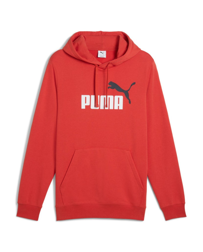 Puma Męska Bluza Ess 2 Color No.1 Logo Hoodie 68471215 Czerwony | Sklep Monotox