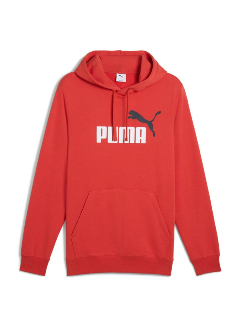 Puma Męska Bluza Ess 2 Color No.1 Logo Hoodie 68471215 Czerwony | Sklep Monotox
