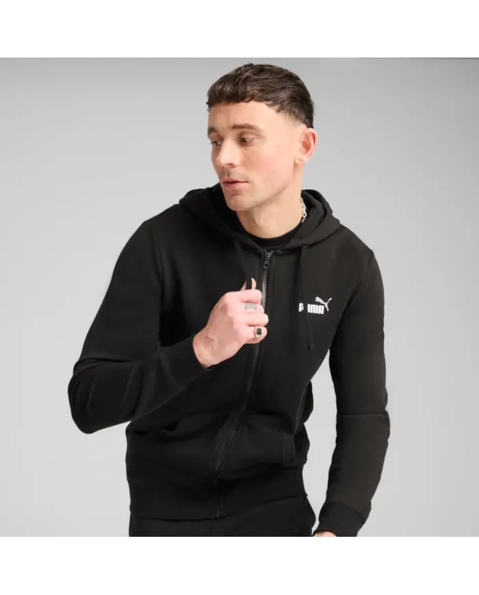 Puma Męska Bluza Ess 2 Logo Full 68472101 Czarny | Sklep Monotox