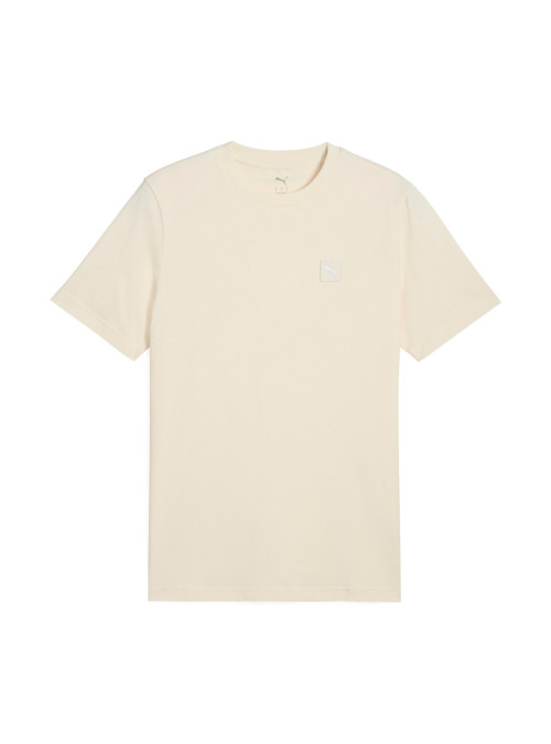 Puma Męski T-shirt Ess Elevated Tee 68472699 Beżowy | Sklep Monotox