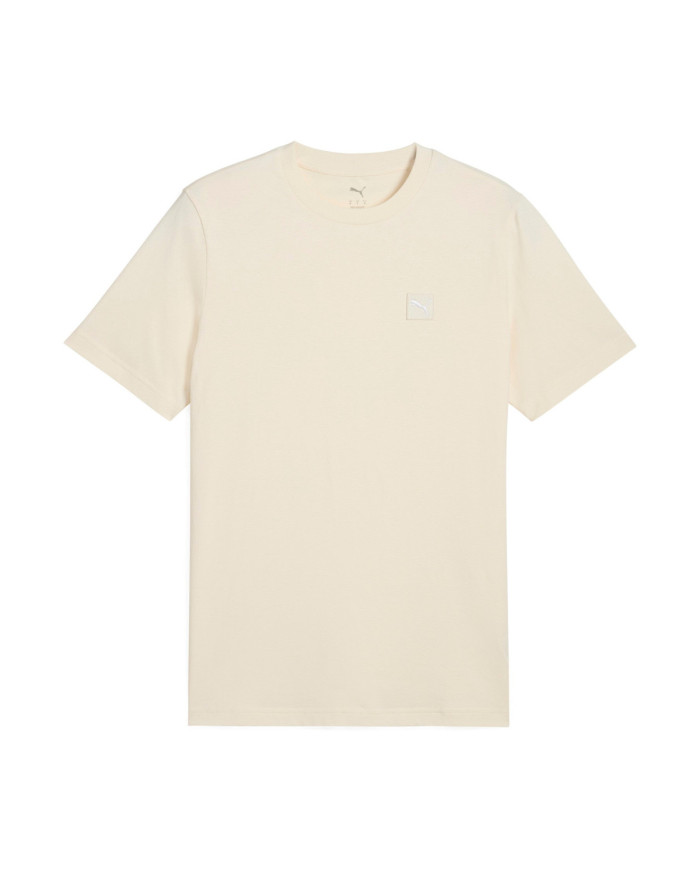 Puma Męski T-shirt Ess Elevated Tee 68472699 Beżowy | Sklep Monotox