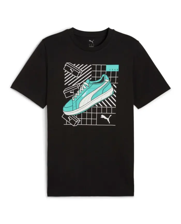 Puma Męski T-shirt Graphics Sneaker Tee Puma Blac 68483001 Czarny | Sklep Monotox