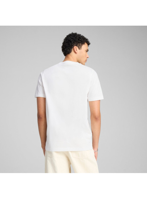 Puma Męski T-shirt Graphics Sneaker Tee Puma Whit 68483002 Biały | Sklep Monotox