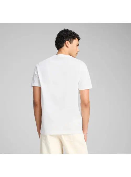 Puma Męski T-shirt Graphics Sneaker Tee Puma Whit 68483002 Biały | Sklep Monotox