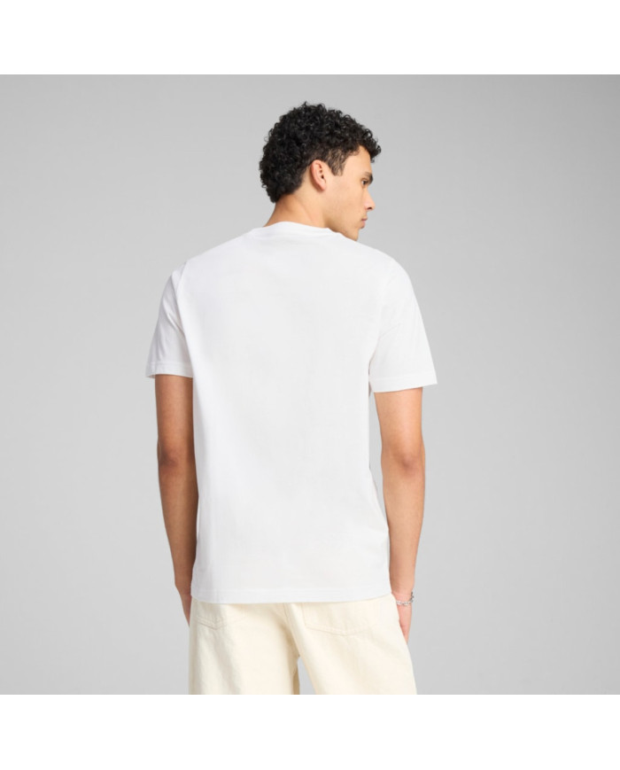 Puma Męski T-shirt Graphics Sneaker Tee Puma Whit 68483002 Biały | Sklep Monotox