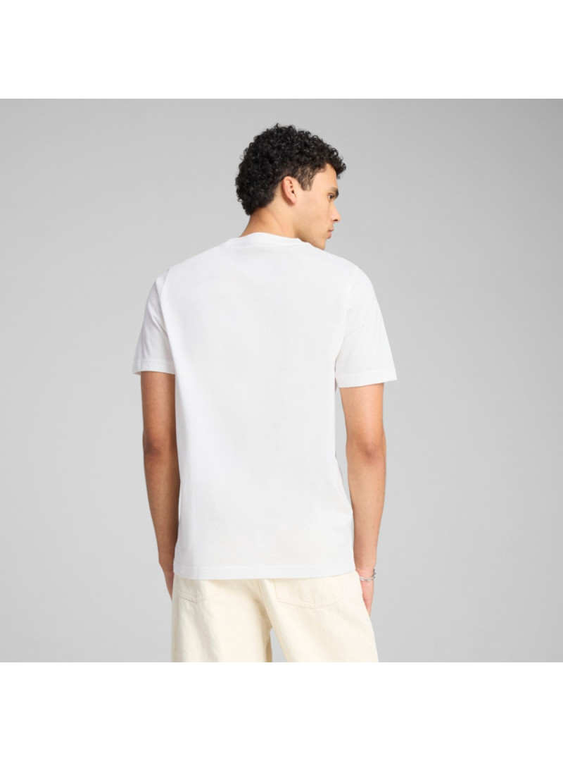 Puma Męski T-shirt Graphics Sneaker Tee Puma Whit 68483002 Biały | Sklep Monotox