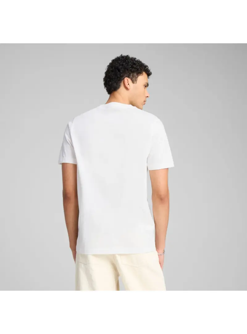 Puma Męski T-shirt Graphics Sneaker Tee Puma Whit 68483002 Biały | Sklep Monotox