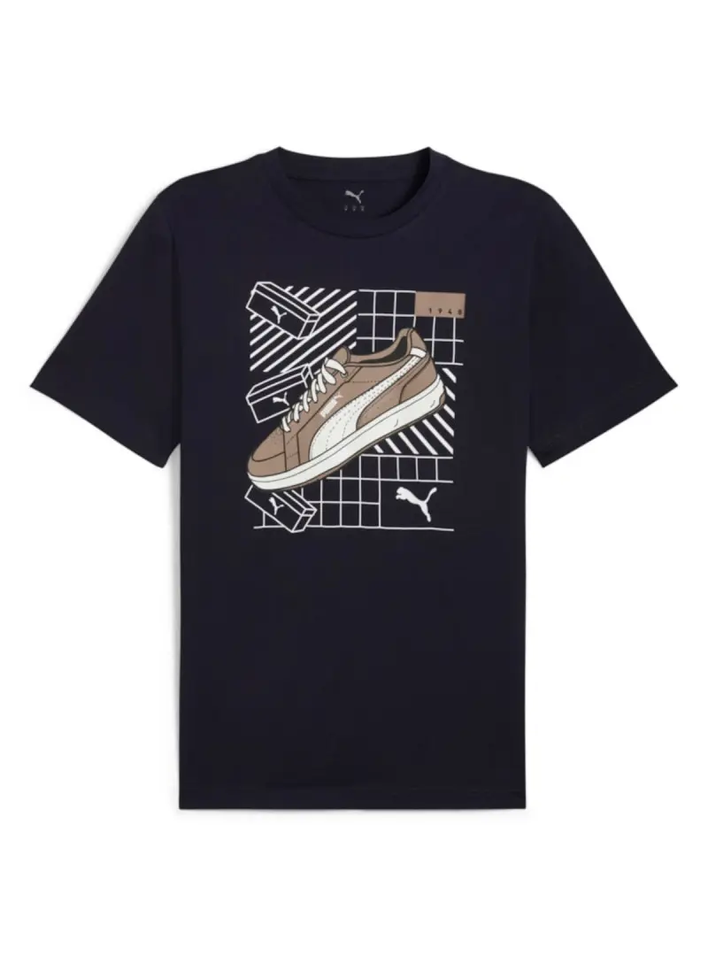 Puma Męski T-shirt Graphics Sneaker Tee New 68483016 Granatowy | Sklep Monotox