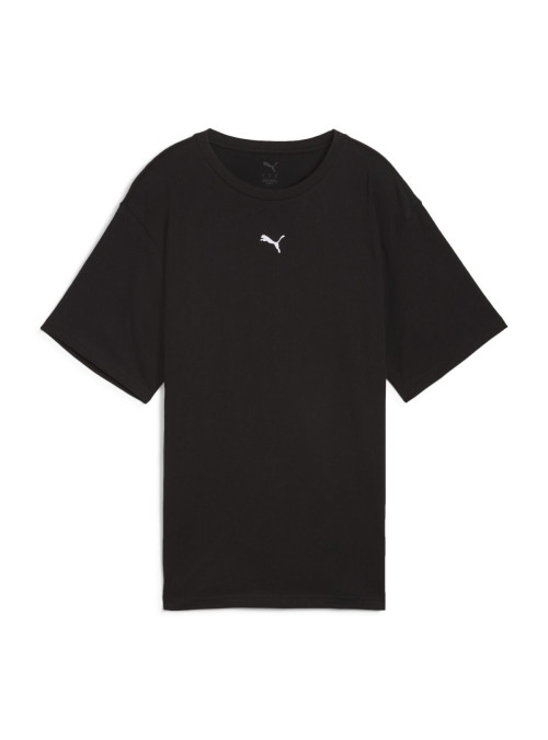 Puma Damski T-shirt Ess Relaxed Tee Puma 68497101 Czarny | Sklep Monotox