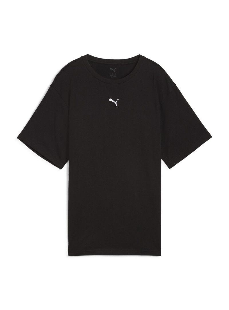 Puma Damski T-shirt Ess Relaxed Tee Puma 68497101 Czarny | Sklep Monotox