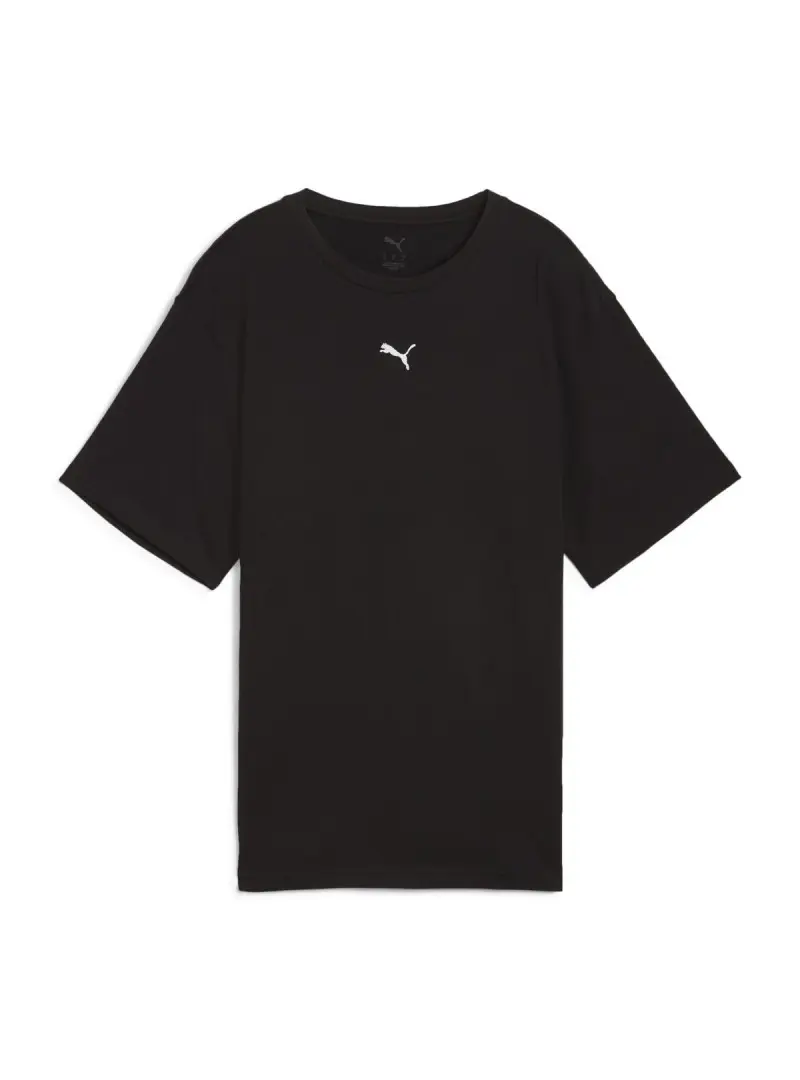 Puma Damski T-shirt Ess Relaxed Tee Puma 68497101 Czarny | Sklep Monotox