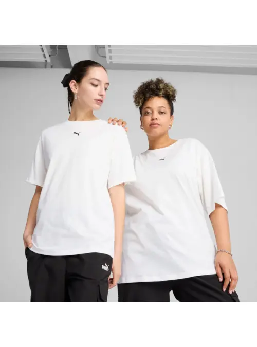 Puma Damski T-shirt Ess Relaxed Tee Puma 68497102 Biały | Sklep Monotox