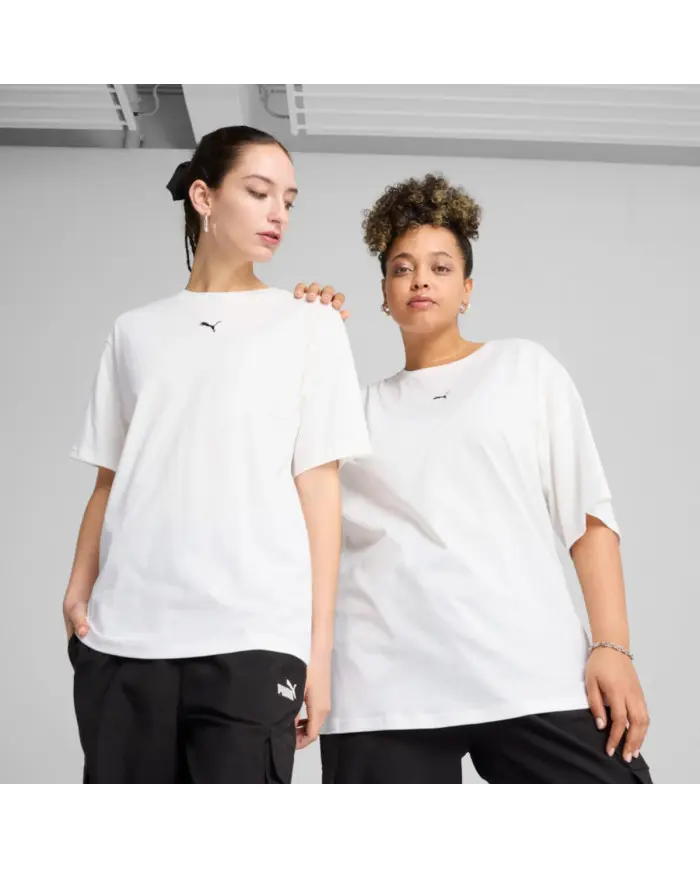 Puma Damski T-shirt Ess Relaxed Tee Puma 68497102 Biały | Sklep Monotox