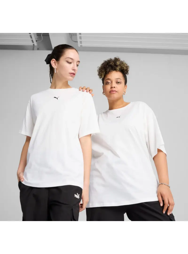 Puma Damski T-shirt Ess Relaxed Tee Puma 68497102 Biały | Sklep Monotox