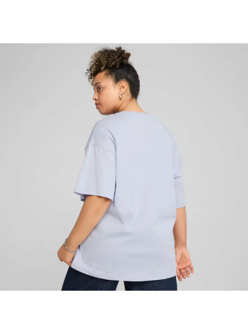 Puma Damski T-shirt Ess Relaxed Tee Cool Weather 68497147 Niebieski | Sklep Monotox