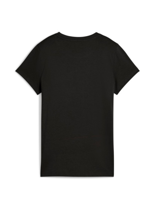 Puma Damski T-shirt Ess Script Tee Puma 68498201 Czarny | Sklep Monotox