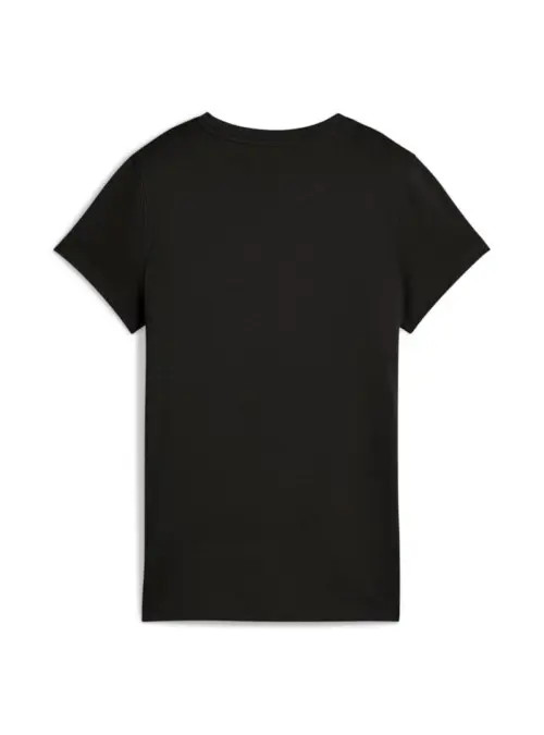 Puma Damski T-shirt Ess Script Tee Puma 68498201 Czarny | Sklep Monotox