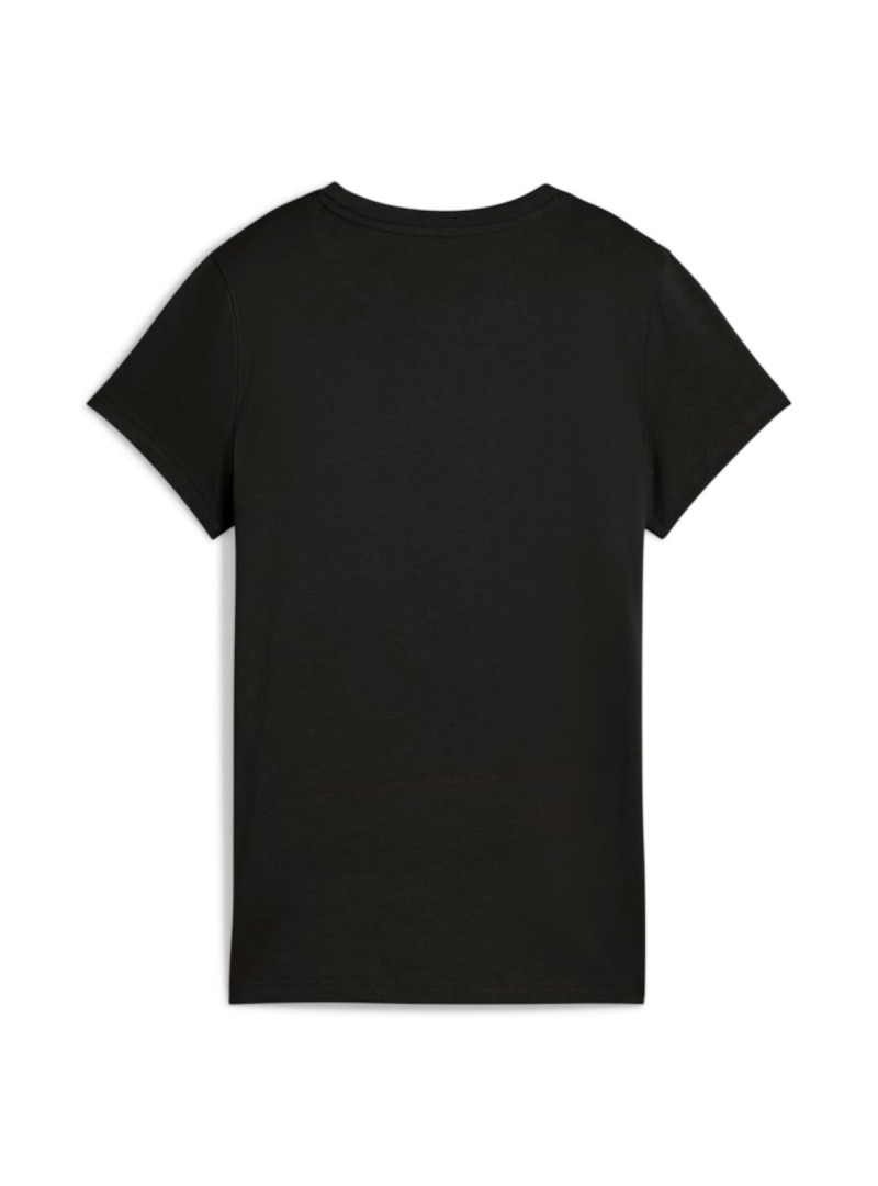 Puma Damski T-shirt Ess Script Tee Puma 68498201 Czarny | Sklep Monotox