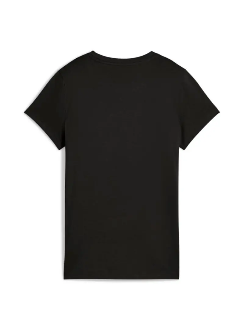 Puma Damski T-shirt Ess Script Tee Puma 68498201 Czarny | Sklep Monotox