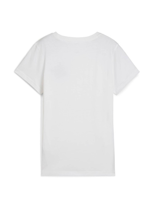 Puma Damski T-shirt Ess Script Tee Puma 68498202 Biały | Sklep Monotox