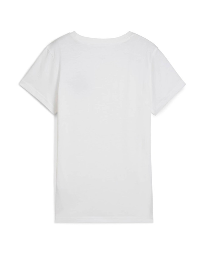 Puma Damski T-shirt Ess Script Tee Puma 68498202 Biały | Sklep Monotox
