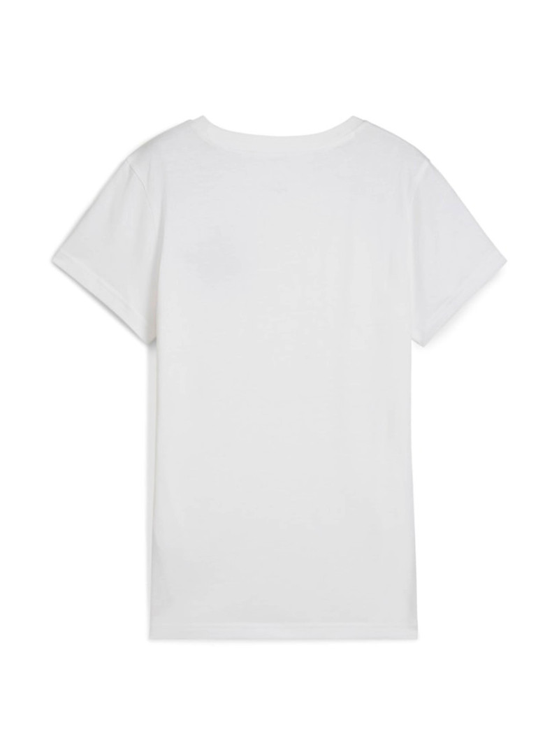 Puma Damski T-shirt Ess Script Tee Puma 68498202 Biały | Sklep Monotox