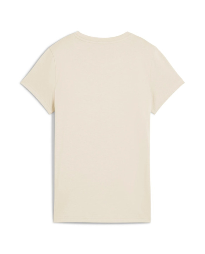 Puma Damski T-shirt Ess Script Tee Alpine Snow 68498287 Beżowy | Sklep Monotox