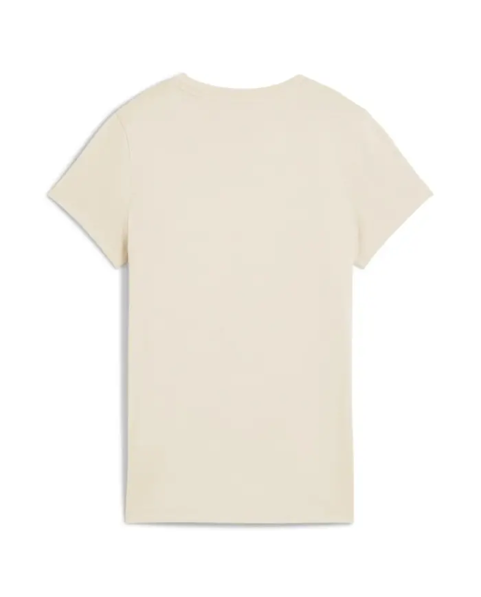 Puma Damski T-shirt Ess Script Tee Alpine Snow 68498287 Beżowy | Sklep Monotox