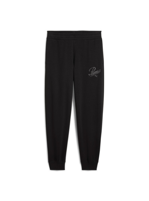 Puma Damskie Spodnie Ess Script Comfort Sweatpants 68498501 Czarny | Sklep Monotox